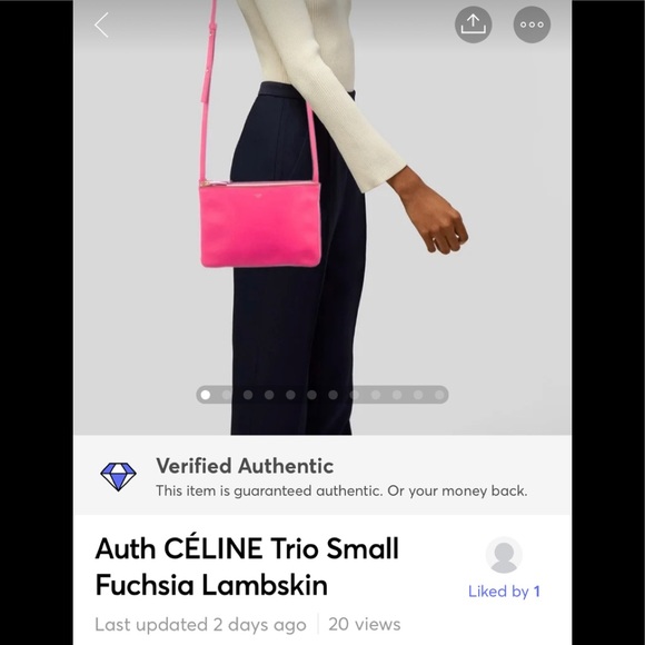 ❌SOLD❌ CÉLINE Trio Small Fuchsia Smooth Calfskin - Picture 9 of 9